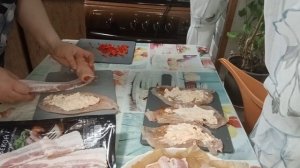 Куриные рулетки в беконе. Вкуснятина 😋 😋 😋