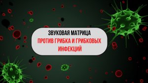 🎵 Звуковая матрица против грибка и грибковых инфекций | Частотное очищение организма 🧬✨