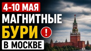 Магнитные бури в Москве с 4 по 10 мая! В какие дни будет плохо?