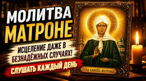 КАК ПРОСИТЬ МАТРОНУ ОБ ИСЦЕЛЕНИИ: Самая сильная молитва о здоровье