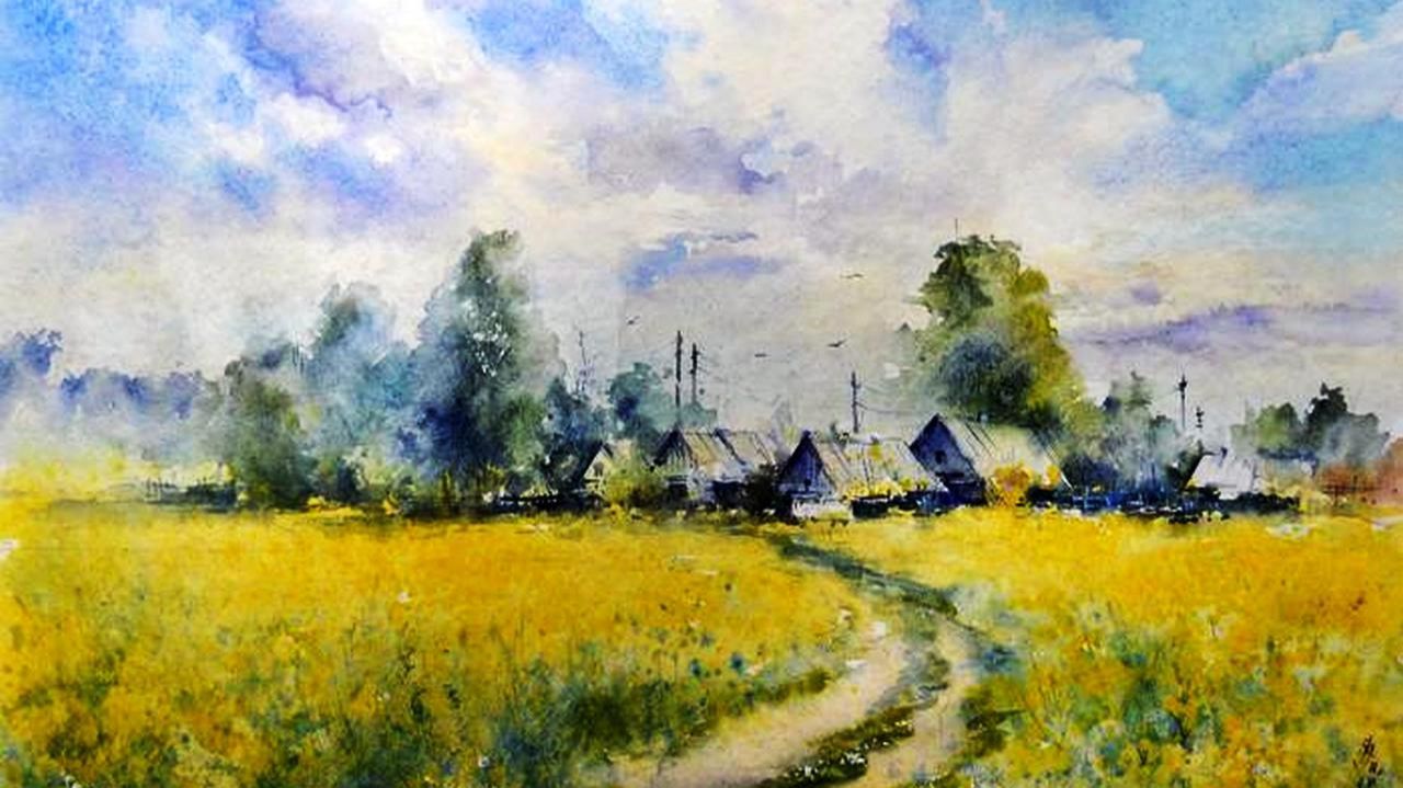 Пейзажи и городские зарисовки. Художник Игорь Хайков.