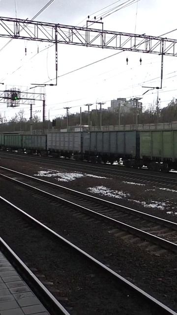Электровоз ВЛ11-235237А ТЧЭ-23 с грузовым поездом  ХХХХ.