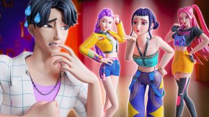 С КЕМ БУДЕТ ВСТРЕЧАТЬСЯ ДЖИНУ??? K-Pop Охотницы на Демонов анимация