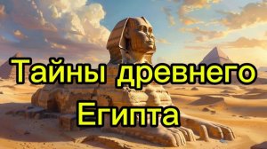 Тайны древнего Египта