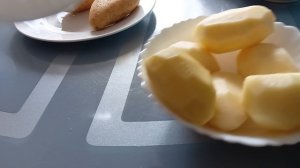 Как я чищу, режу картофель.