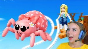 СЕСТРА СТАЛА ПАУКОМ в ROBLOX!