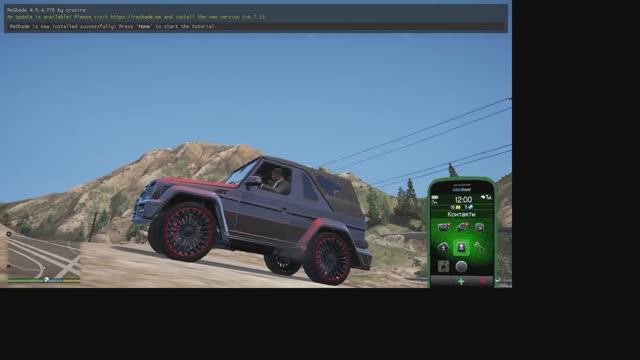 Mercedes-Benz G63 Coupe Mansory краш тест обзор супер легендарного внедорожника в гта 5 тюнинг