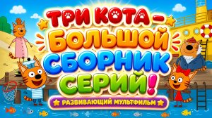Три кота — большой сборник серий! 🐱 Лучшие мультики для детей Развивающий мультфильм