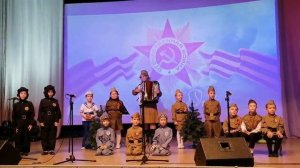 Выступление на городском концерте 9 мая. Песня «Темная ночь», старшая группа (2020)