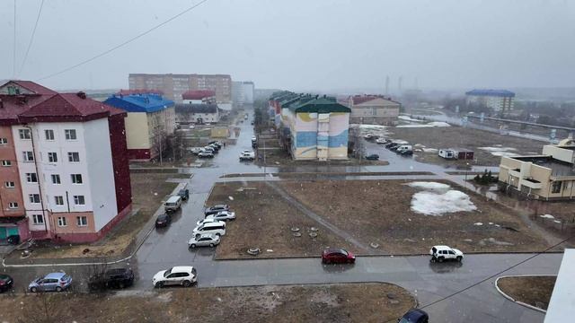 В один день лето,весна и зима.