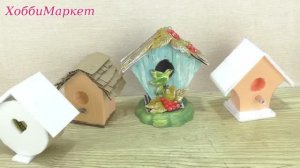 Красота из мусора! Делаем декоративные домики.  Варианты, идеи  ХоббиМаркет