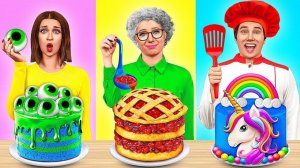 Кулинарный Челлендж# Я против Бабушки # Сумасшедшие Кулинарные Идеи от TeenDO Challenge