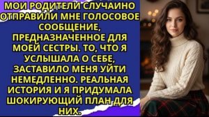 Мои родители случайно отправили мне голосовое сообщение, предназначенное для моей сестры!