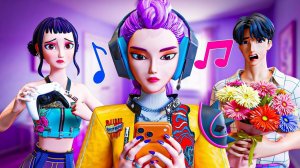 РУМИ ИГНОРИТ ВСЕХ 24 ЧАСА!!! K-Pop Охотницы на Демонов анимация