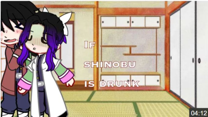 If Shinobu Is Drunk, Gacha Club, Kny, Giyuushino, Cringe