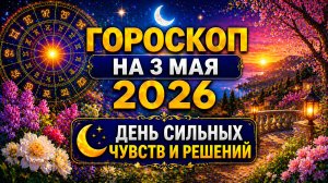 Гороскоп на 3 мая 2026 🌙 День сильных чувств и решений