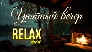 🔥 RELAX | ТРЕСК ДРОВ В КАМИНЕ, ШУМ ДОЖДЯ И НЕЖНОЕ ПИАНИНО — МУЗЫКА АНТИСТРЕСС И УЮТНЫЙ ВЕЧЕР