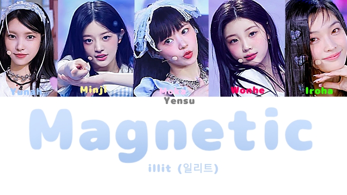 ILLIT "Magnetic" кириллизация