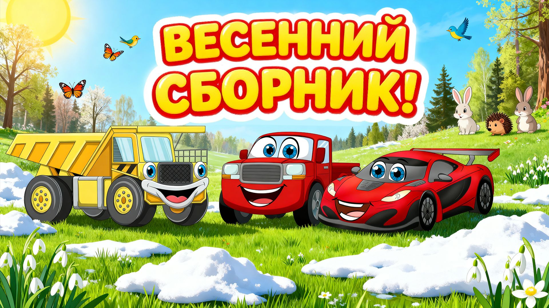 Большой Весенний Сборник - Развивающие мультики для детей