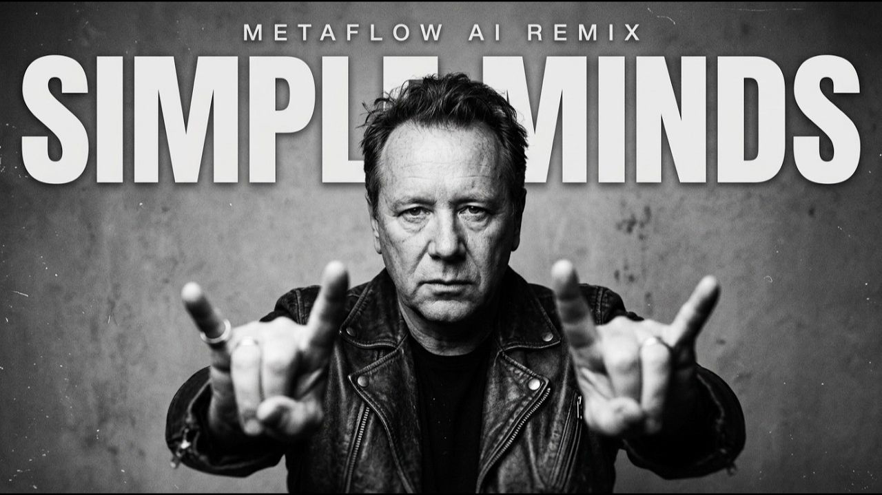 Simple Minds Inspired Insane New Wave Post-Punk Rock _ AI MIX