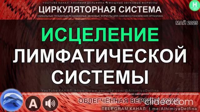 Исцеление Лимфатических Сосудов и Узлов  Лимфодренаж и Очищение   Мощный саблиминал