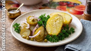 Салат с солёными огурцами. Рецепт от моей бабушки! Самый простой салат из солёных огурцов.