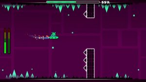 ГЕЙМПЛЕЙ ПЯТОГО ОФИЦИАЛЬНОГО УРОВНЯ В GEOMETRY DASH - BASE AFTER BASE (+ СОБРАНЫ ВСЕ МОНЕТЫ)