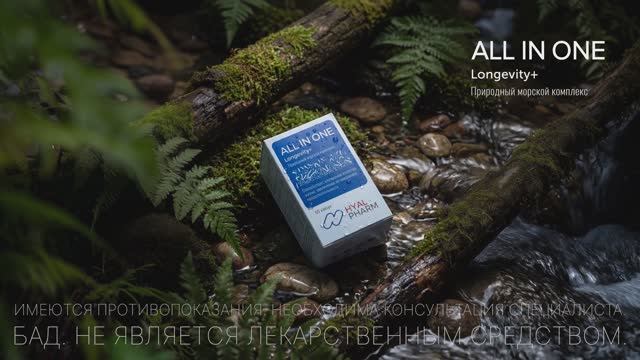 Hyalpharm ALL IN ONE Longevity+. Природный морской комплекс. смотреть онлайн