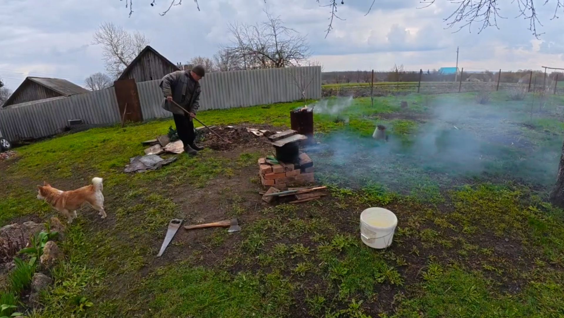 ЕЛЕ ВЫЛЕЧИЛА. БЕЗОЛАБЕРНЫЕ ХОЗЯЕВА, НА ОГОРОДЕ