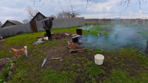 ЕЛЕ ВЫЛЕЧИЛА. БЕЗОЛАБЕРНЫЕ ХОЗЯЕВА, НА ОГОРОДЕ
