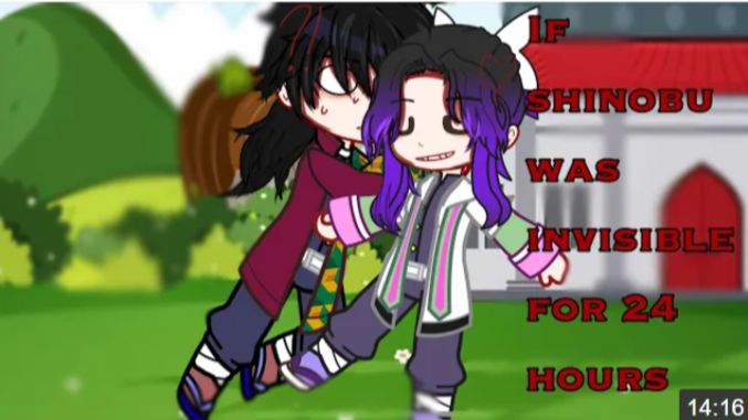 If Shinobu Was Invisible For 24 Hours, Gacha Club, Giyushino, Kny