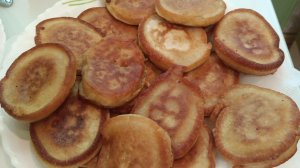 С утра вкусные Олашки.Потом пойдем работать на огород.