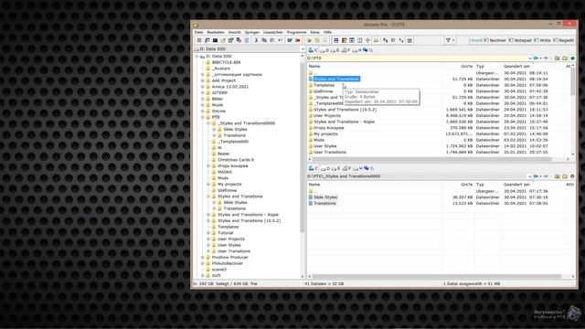 Пользовательские стили и шаблоны в PTE AV Studio PRO-137+140