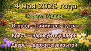 Народные приметы на 4 мая 2026 года