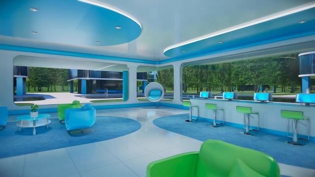Crystal Campus ｜ Frutiger Aero Ambience ｜ No AI