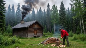 Охота и Рыбалка 2026 в Тайге ИЗБА Жизнь ОТШЕЛЬНИКА на Щуку в ДЕВСТВЕННОЙ ТАЙГЕ 2025 Руд 21авг Сплав