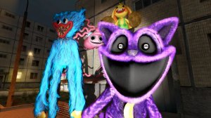 Убегаем от CATNAP, HUGGY WUGGY и других POPPY PLAYTIME Монстров в Гаррис Мод | Garry's Mod | Gmod
