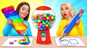 Кто Лучше Нарисует Предмет, Получит Его # Съедобная Битва от TeenDO Challenge