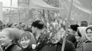 1970 год. Тюмень. Первомайская демонстрация.