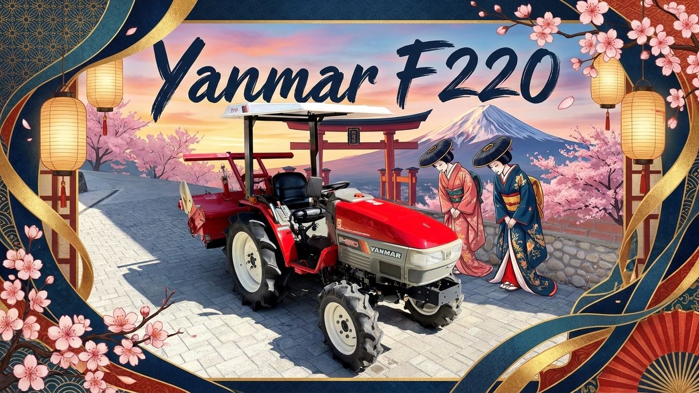 Обзор трактора Yanmar F220 смотреть онлайн