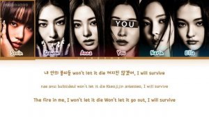 Meovv «Hands Up» you as a member 6 Members lyrics color coded
