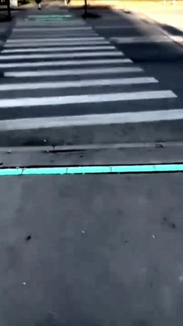 Появилась новая подсветка для пешеходных переходов