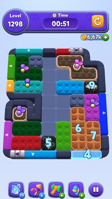 Color Block Jam 1298 Уровень