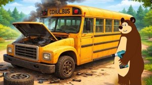 Мультфильм 🚌🔥 Экстремальная задача по ремонту автобуса
