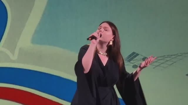 Песня СПАСИ И СОХРАНИ Елизавета Терябина Фестиваль-конкурс армейской песни в Сочи