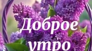 С добрым субботним утром. Красивая музыкальная открытка.