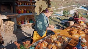 Домашний деревенский хлеб Азербайджанская Кухня Деревенская Кухня  Рецепты