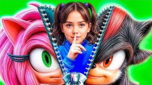 Соник VS Шэдоу VS Эми Роуз! Экстремальные Приключения в Школе для Супергероев!