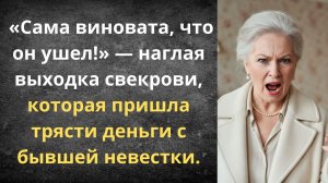 Любовнице — Мальдивы, а невестке — долги свекрови | Истории из жизни