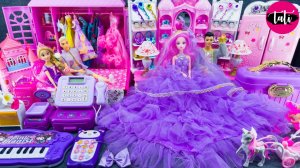 Играем в игрушки из мультика принцесса кукла Барби. Мультфильм для детей. ASMR АСМР